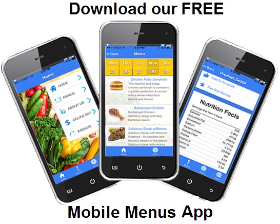 Mobile Menu App Button
